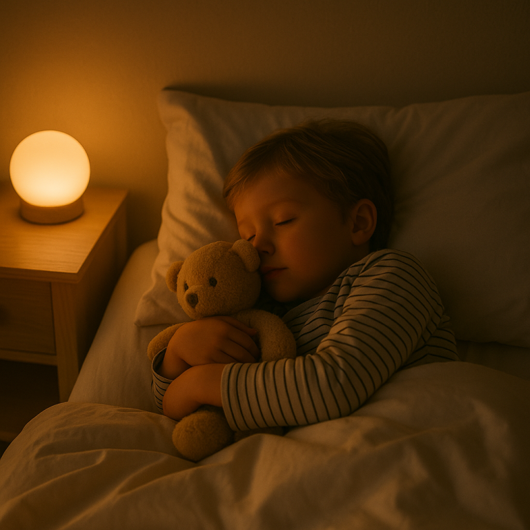 Photo representing self-soothing as part of a healthy bedtime routine.