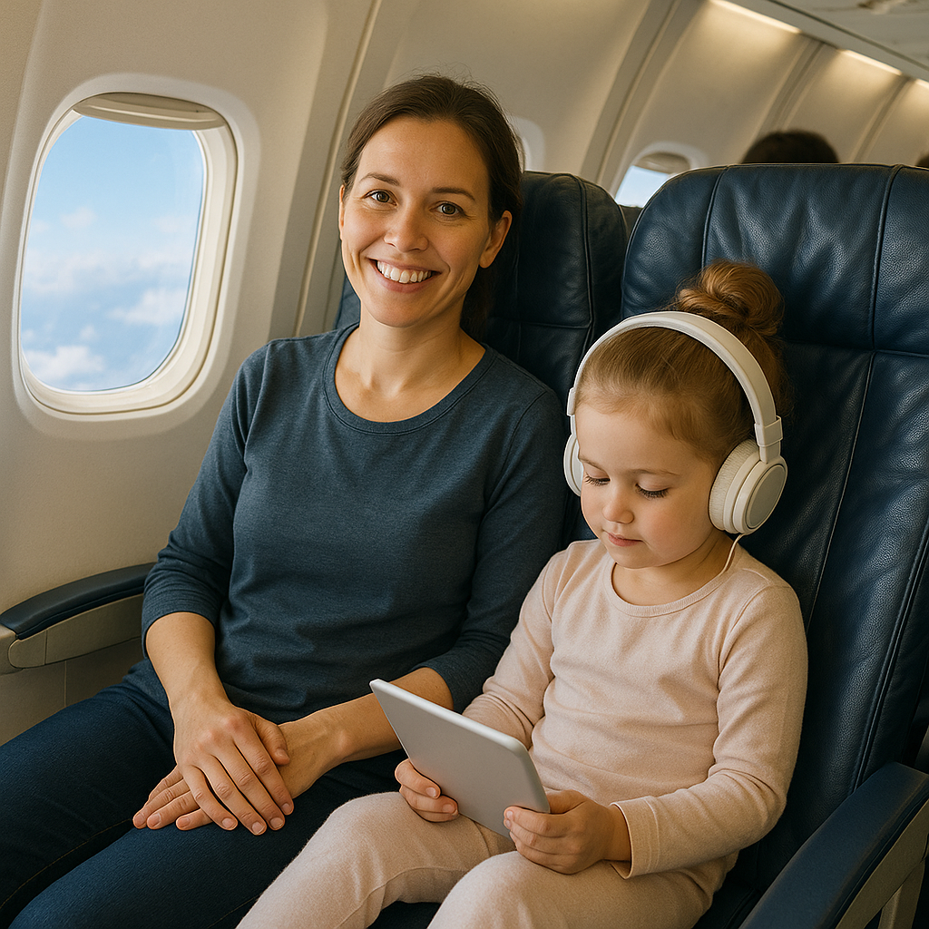 Illustrates the calming comfort a parent provides to help a child feel safe and reflective before sleep.