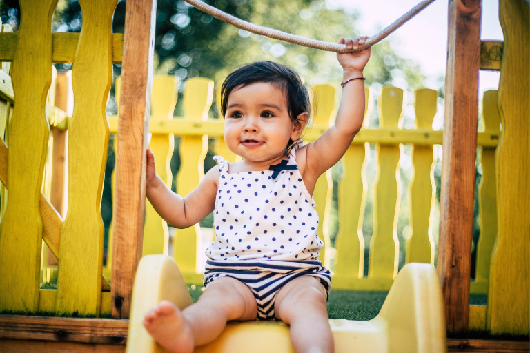 Toddler play and sleep showing how daytime activity improves nighttime rest.