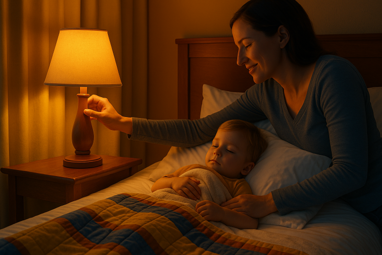 Demonstrates how to create sleep-friendly travel environments.