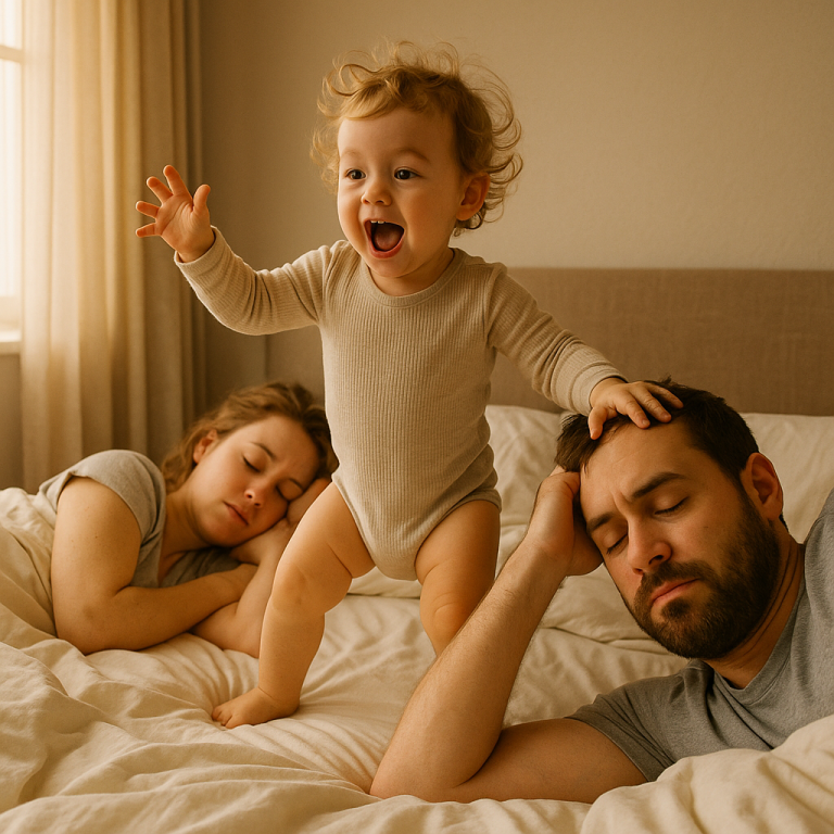 Highlights common challenges to toddler sleep while traveling.